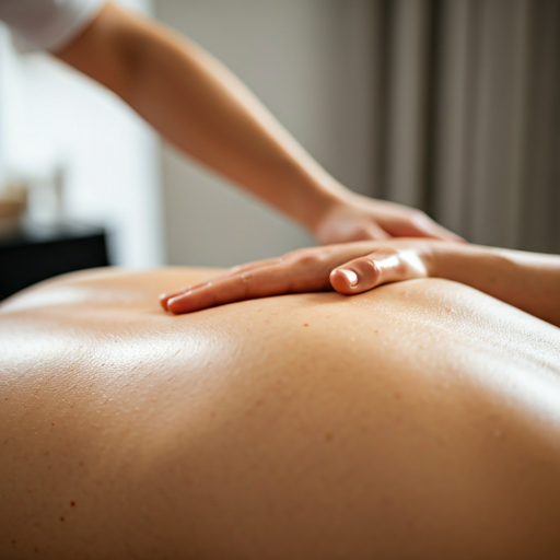 Masaje descontracturante en espalda y hombros